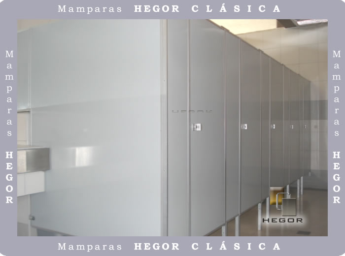 mampara con fijo o pata