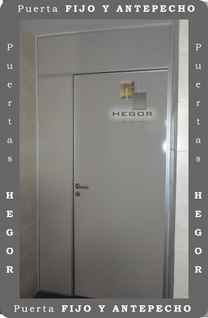 puertas de acceso con fijo lateral