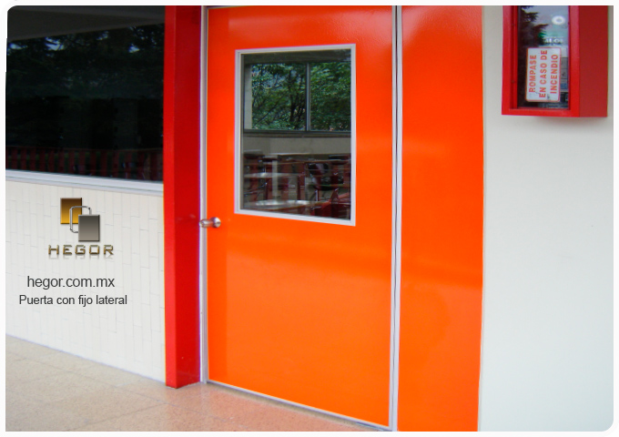 puerta con fijo lateral 