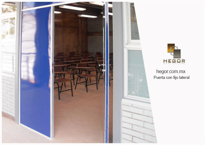 puertas de acceso con fijo lateral cdmx