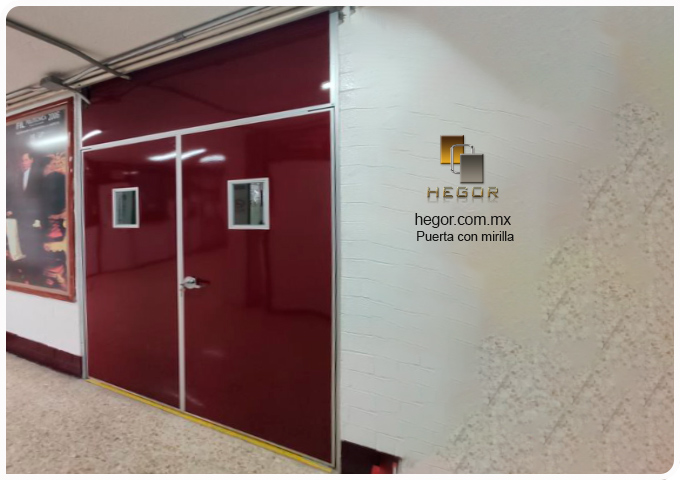 puerta de acceso con mirilla cdmx