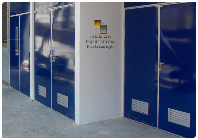 puerta de acceso con rejilla cdmx