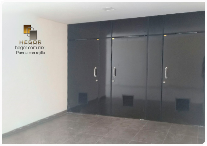 puerta de acceso con rejilla queretaro
